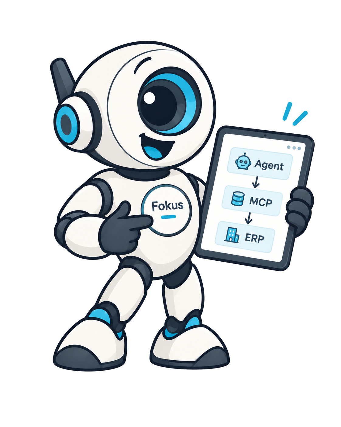 Fokus mascot — Architect